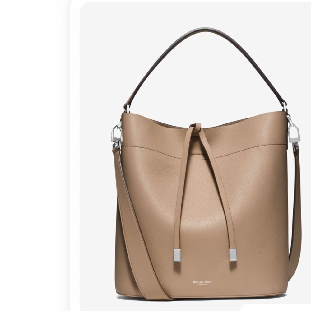 Michael kors collection Dune London Beige Leather Shoulder Bag